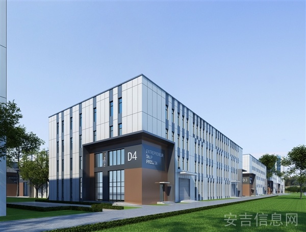 安吉天子湖工业园区内 有全新厂房出售 带独立产权 首层层高8.1米